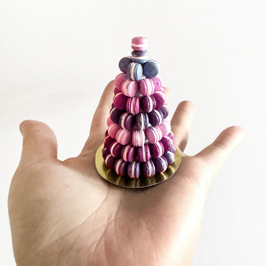 Miniature Macaron Tower