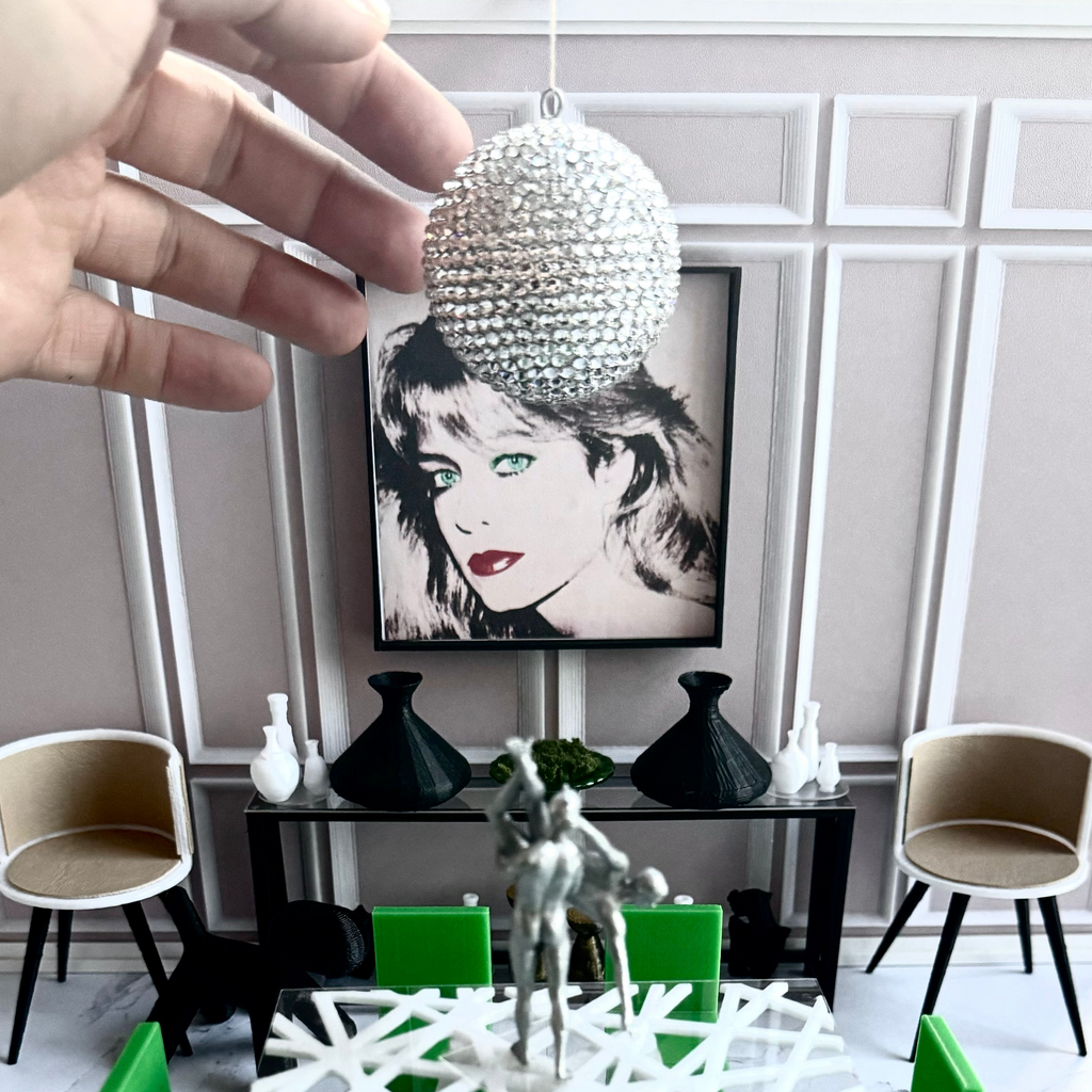 Miniature Crystal Disco Ball