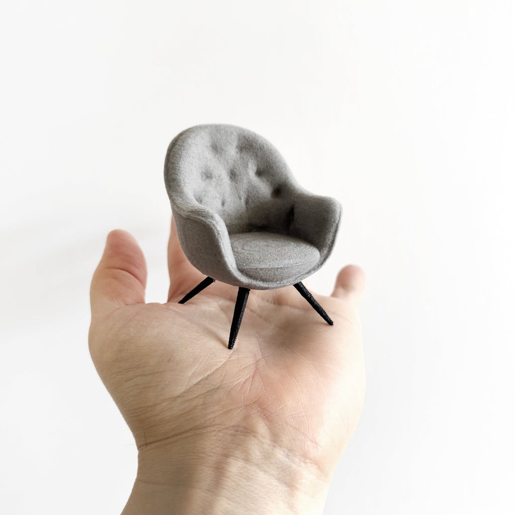 Miniature  Erie Tufted Armchair
