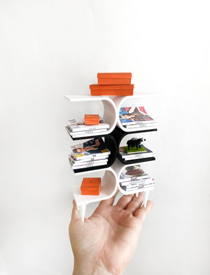 Miniature Hudson Bookcase & Accessories