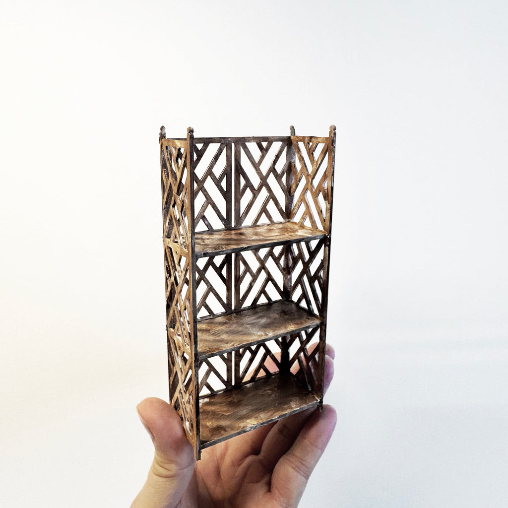 Miniature Modern Chippendale Bookcase