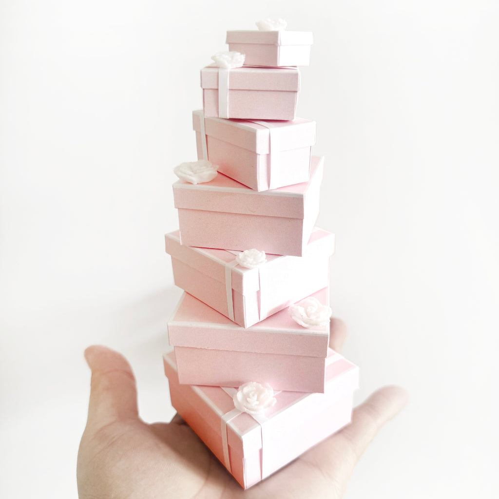 Miniature Pink Boxes
