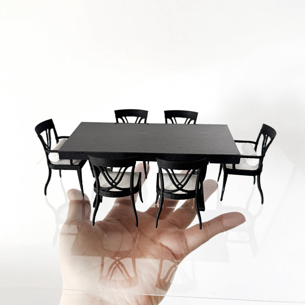 Miniature art Deco Dining Table