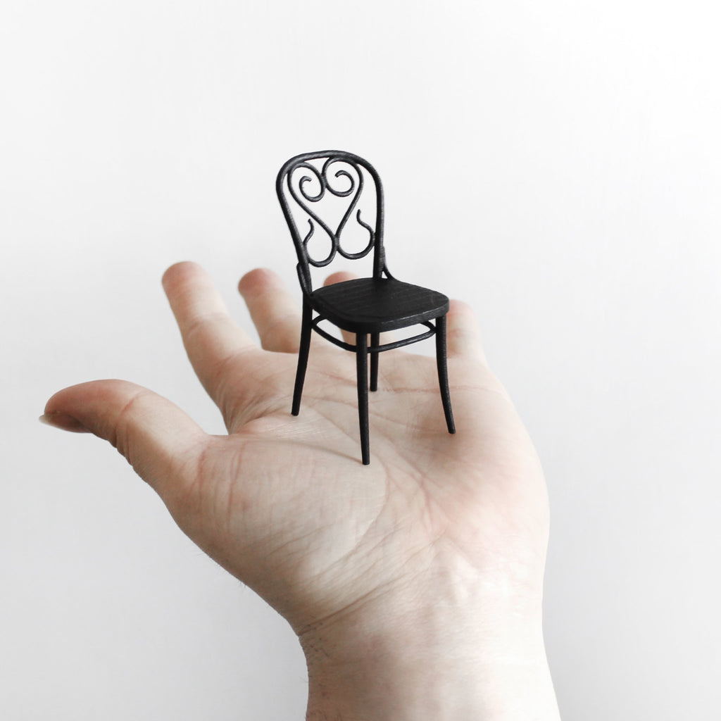 Miniature French Cafe Chair 1/12