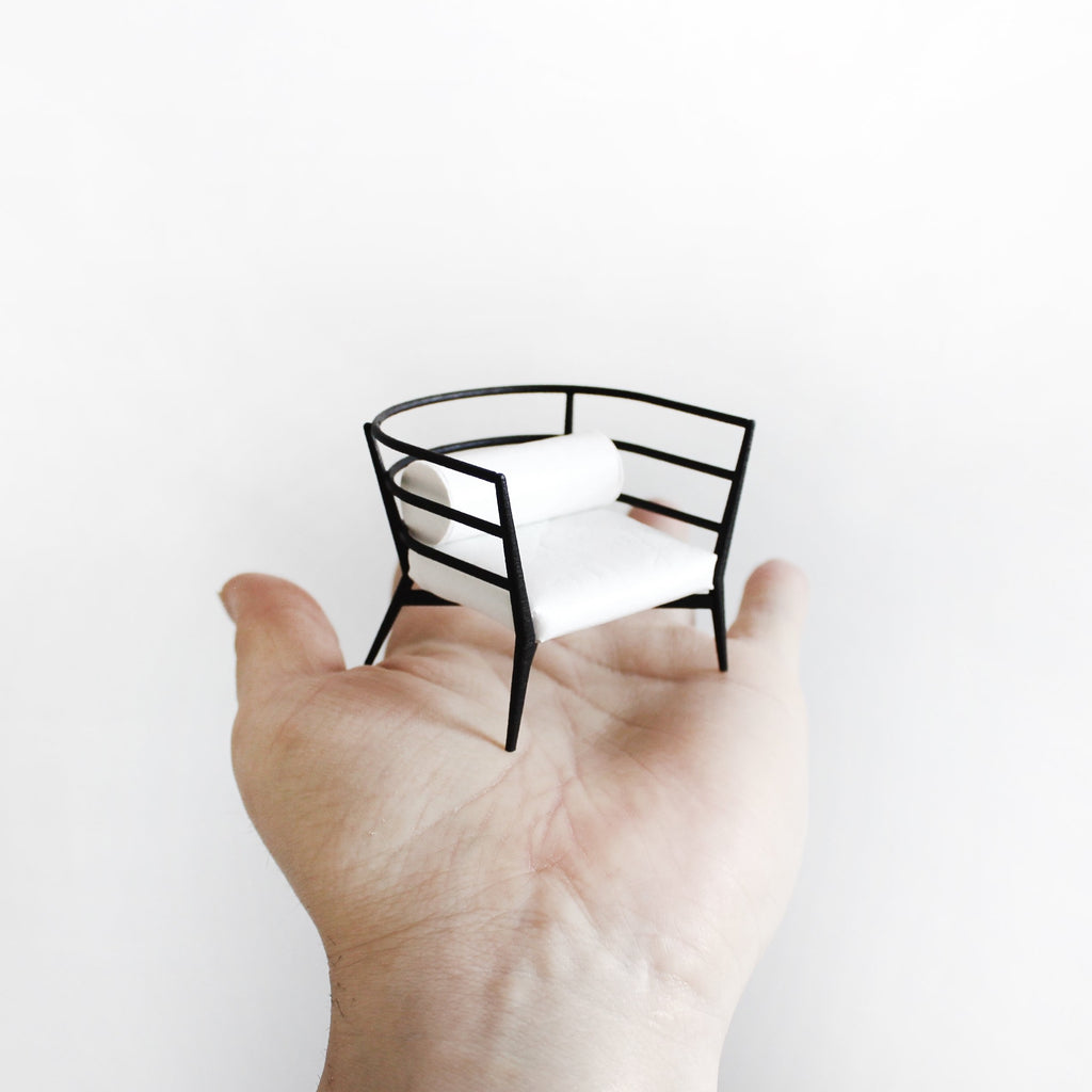 Miniature Deco Rib Armchair