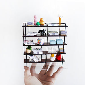 Miniature Union Sq. Bookcase & Accessories