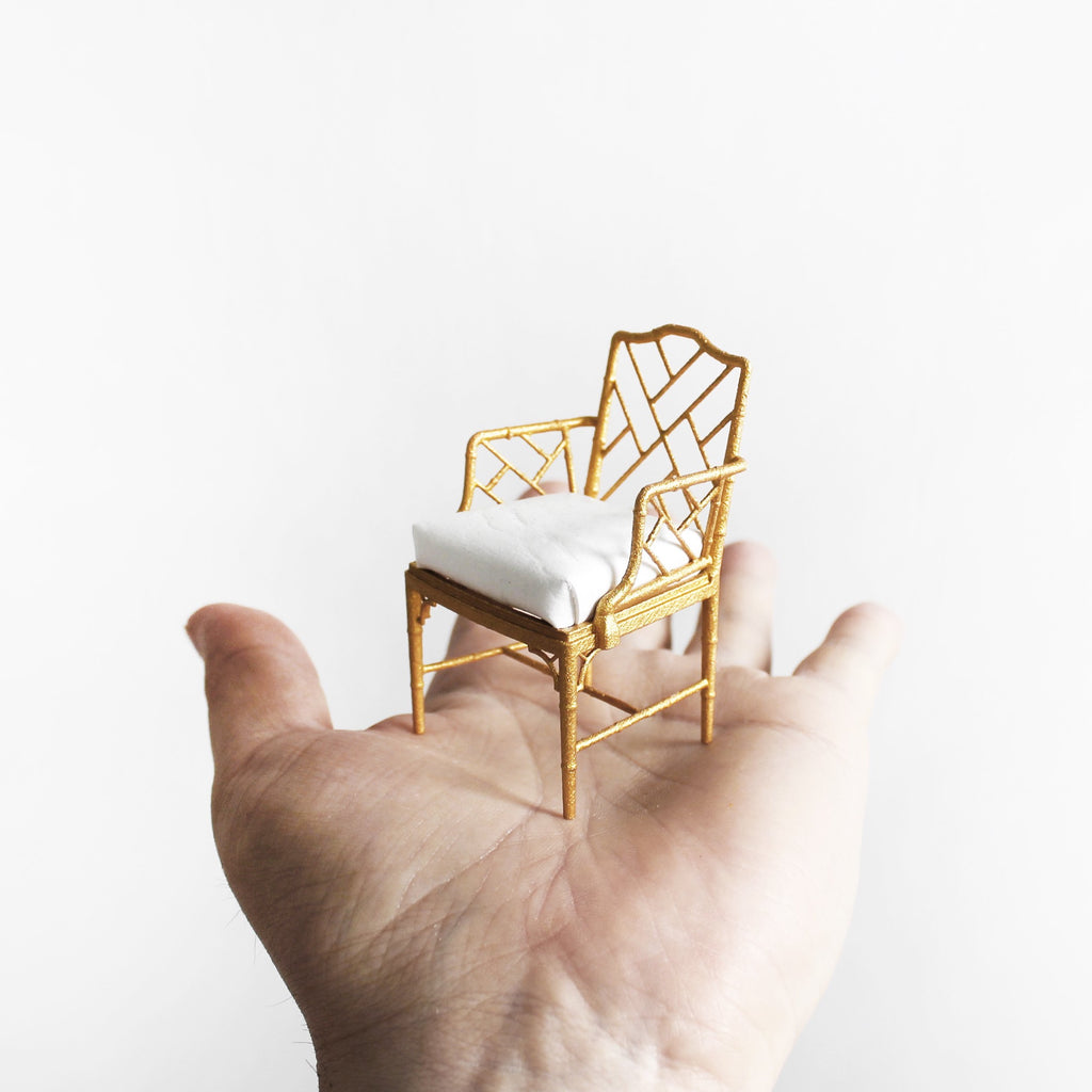 Miniature Bamboo Formal Armchair