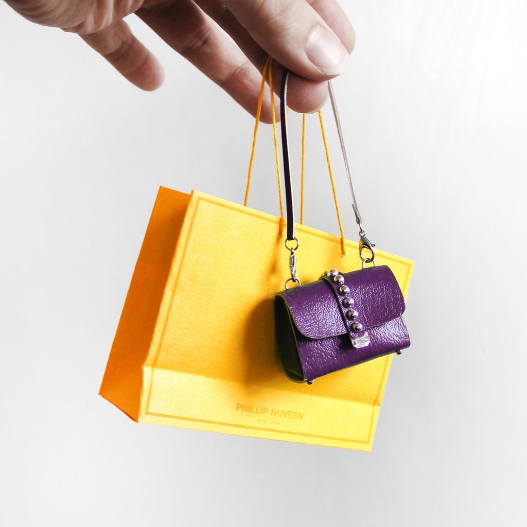 Miniature Cielo Studded Handbag