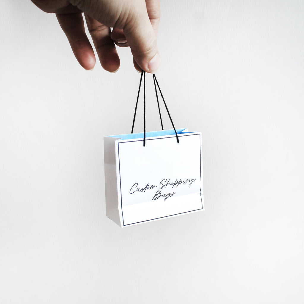 Custom Miniature Paper Shopping Bags