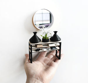 Miniature Ellipse Crescent Mirror