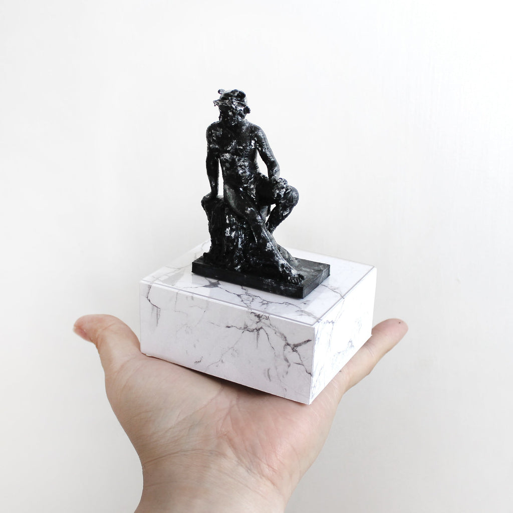 Miniature Mercury Statue