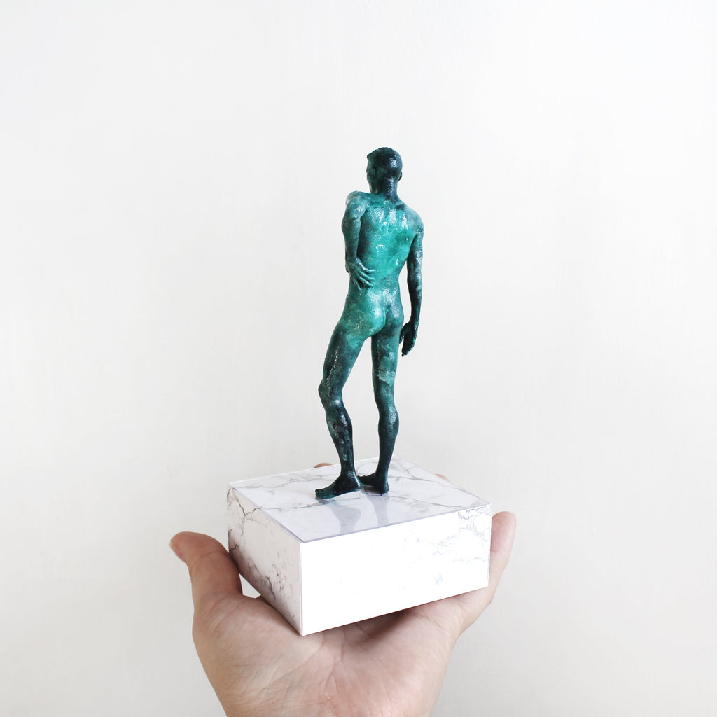 Miniature Contemporary Male Statue