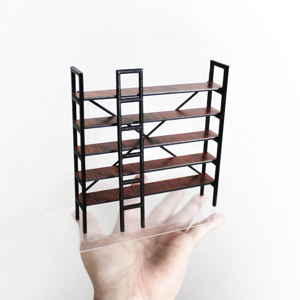 Miniature Varick Bookcase & Accessories