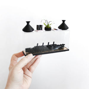 Miniature Titanic Console Table