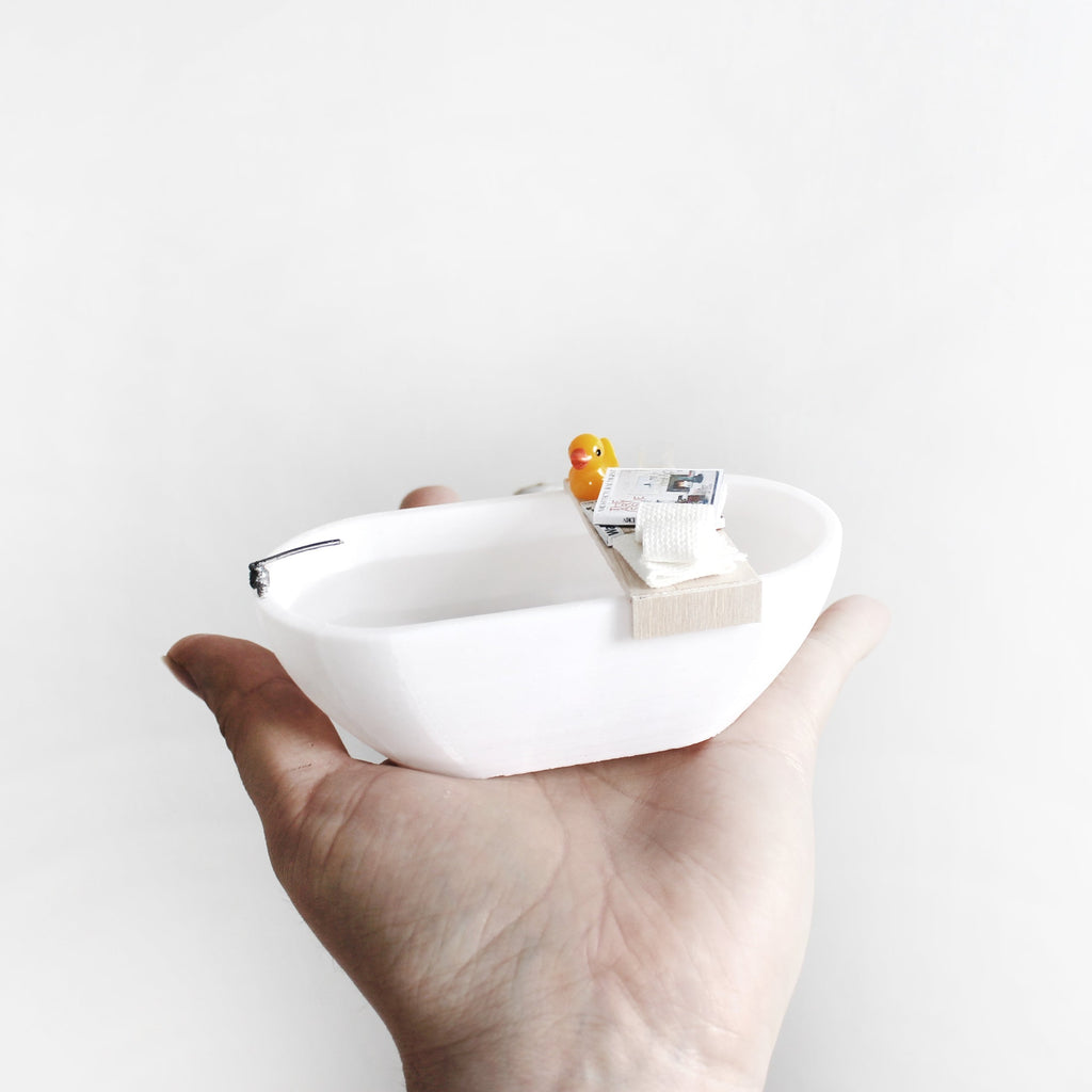 Miniature Modern Bathtub