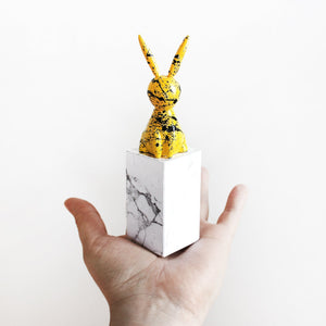 Miniature Pop Art Splatter Bunny