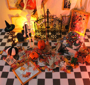 Miniature Halloween Witch Accessories