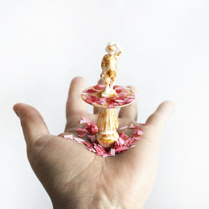 Miniature Angelic Valentines Day Fountain