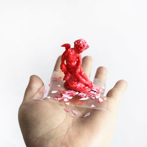 Miniature Valentine's Cupid Statue