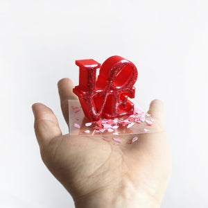 Miniature Valentine's Love Statue
