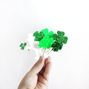 Miniature St. Patrick's Day Shamrocks