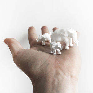 Miniature Elephant Family decor