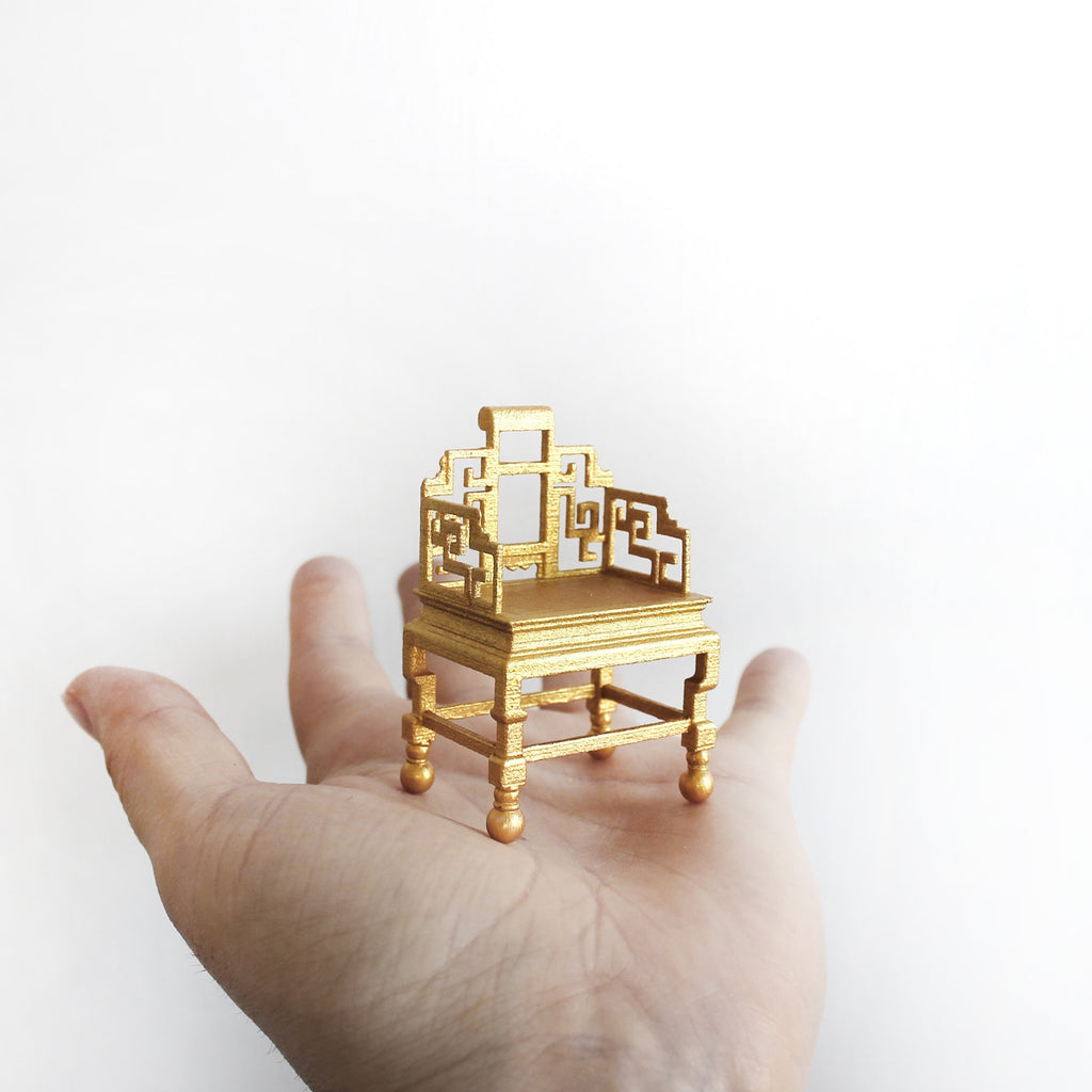Miniature Chinoiserie Antique Chair