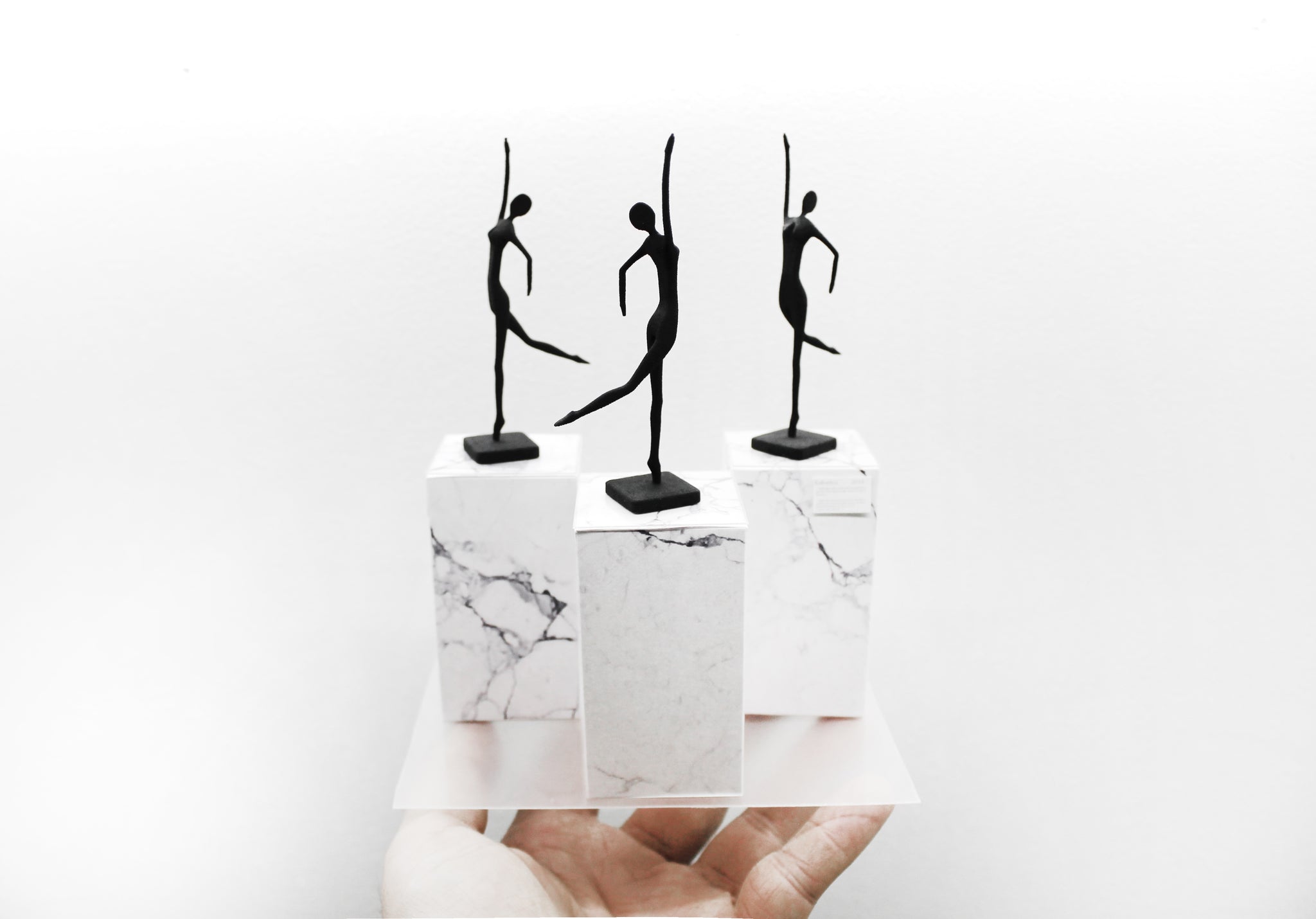Miniature Ballerina Abstract Sculpture