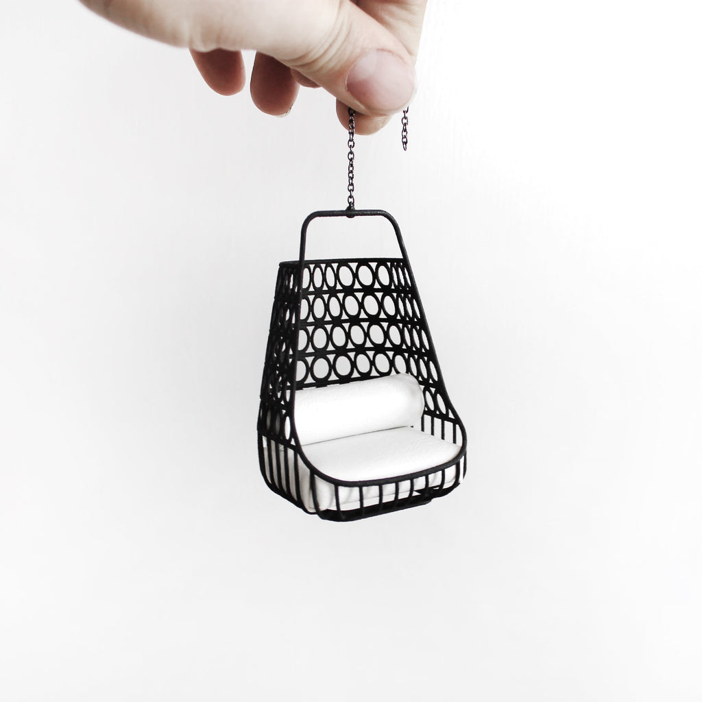 Miniature Hanging Loop Lounge Chair