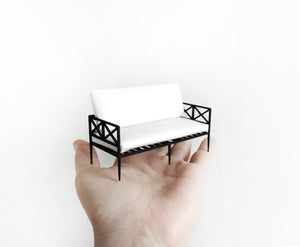 Miniature Flatiron  Bench Sofa