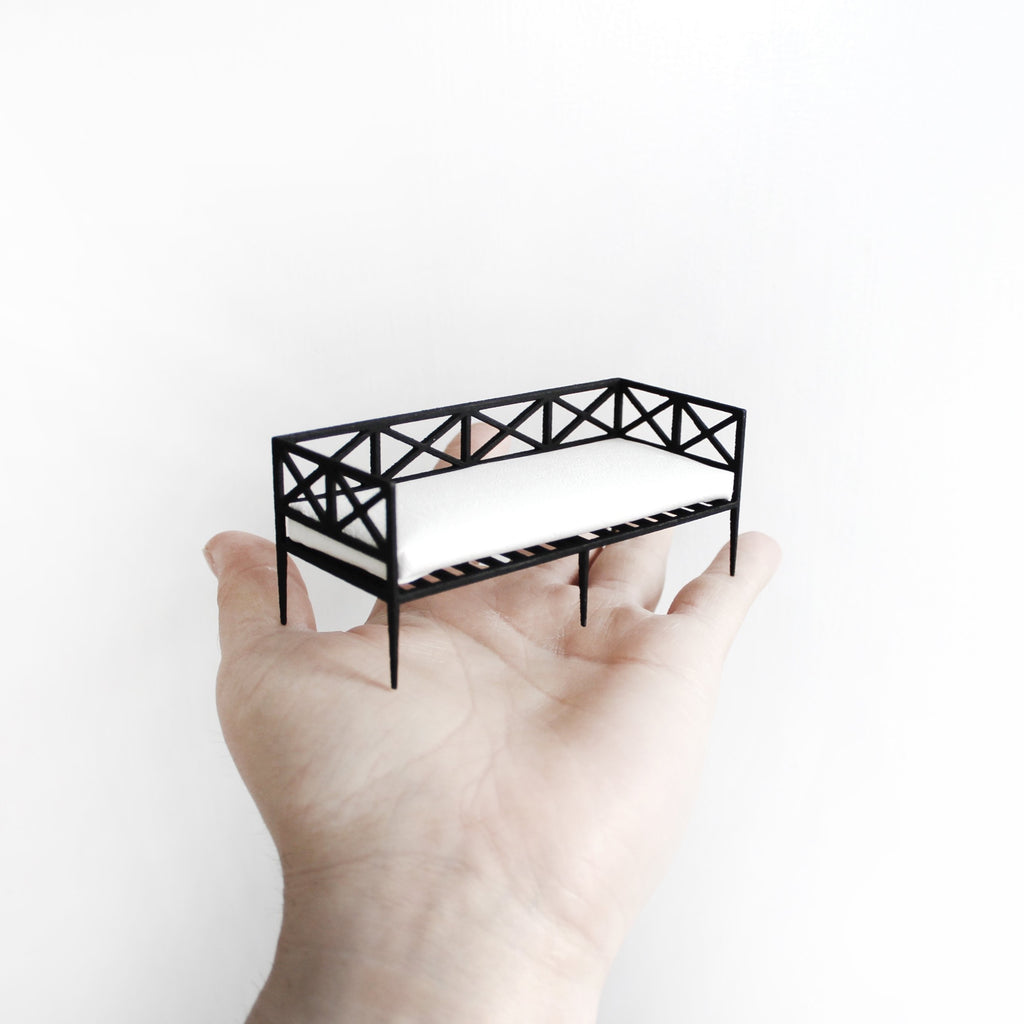 Miniature Flatiron  Bench Sofa