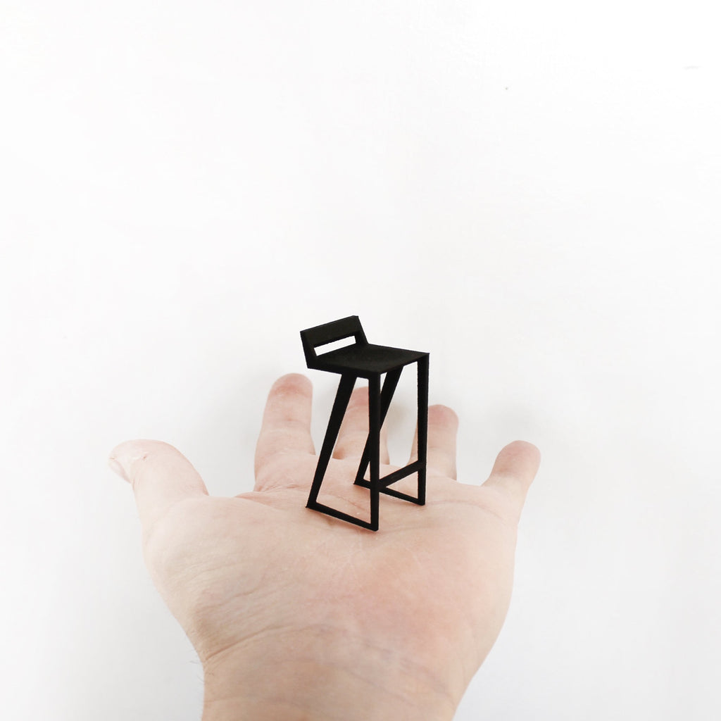Miniature Angle Bar stool